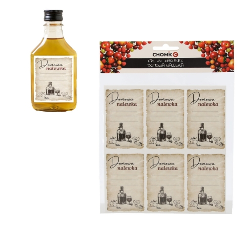 Chomik Kpl.24 Шт. Наклейок Домашняя Настойка, CHOM9780 - Home Club