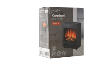 Chomik Электрический Камин - Имитация Пламени - 29,2 x 15,8 x 38,7 См - 2000 Вт, FIN2640 - Home Club