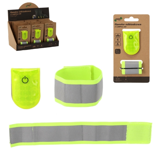 Chomik Светоотражающий браслет со светодиодной лампой, CAM1045 - Home Club