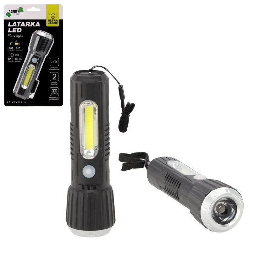 Chomik Светодиодный фонарь 4,7 x 4,7 x 16,2 см, CAM1144 - Home Club