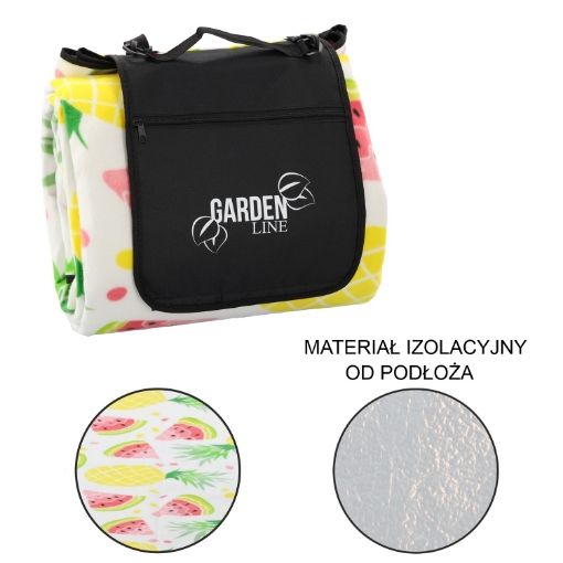 Chomik Пикниковое Покрывало 300x200 См С Изоляцией Фрукты, RUG5752 - Home Club