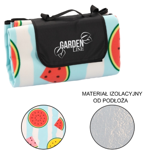 Chomik Пикниковый Плед 200x200 См С Изоляцией «Фрукты», RUG5776 - Home Club