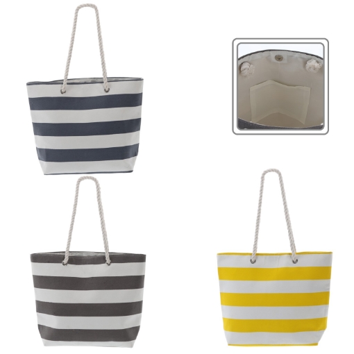 Chomik Пляжна Сумка 48 x 36 См Стрічки Різних Кольорів, NIZ4663 - Home Club