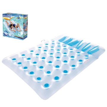 Bestway Двойной надувной матрас для пляжа, размер 193 x 142 см, BES43055 - Home Club