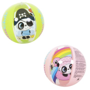 Chomik Пляжный мяч Panda 40 см, различные дизайны, JIL53014 - Home Club