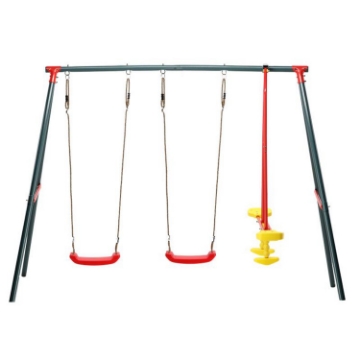 Chomik Садовая Качель (Металлический Каркас + 2 Качели + Гамка) 290 x 180 x 200 См, KRE1067 - Home Club