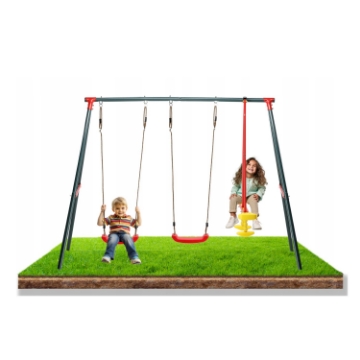 Chomik Садовая Качель (Металлический Каркас + 2 Качели + Гамка) 290 x 180 x 200 См, KRE1067 - Home Club