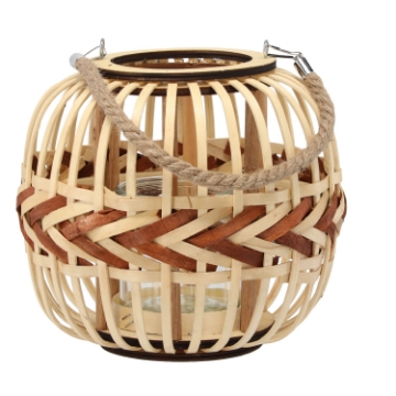 Chomik Деревянный Фонарик, Высота 23 См, Круглый, LIS3322 - Home Club