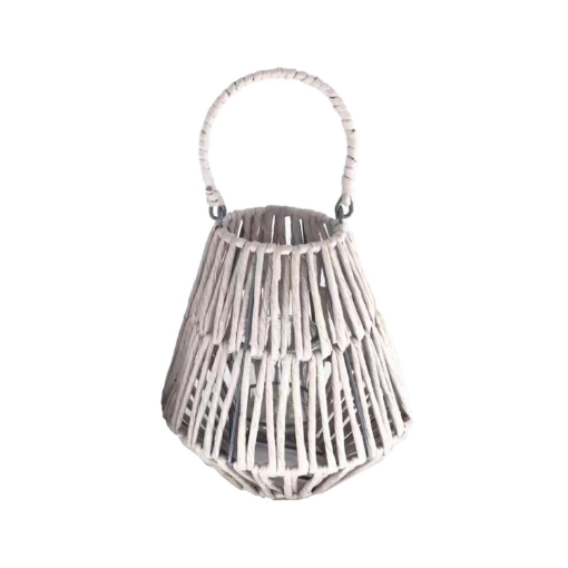 Chomik Ліхтар 21 x 23 См З Скляним Вкладенням - Білий, ILS3155 - Home Club