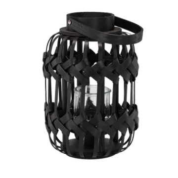 Chomik Черный Фонант Высотой 30/43 См С Стеклянным Вкладышем, LIS3216 - Home Club