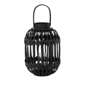 Chomik Черный Фонант Высотой 34/46 См Со Стеклянной Вкладкой, LIS3223 - Home Club