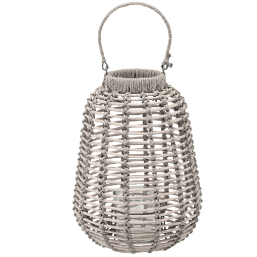 Chomik Плетеный фонарь 27 x 35 см, серый, ILS1302 - Home Club