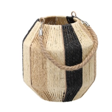 Chomik Лантарень Boho H-23/25 Cm, Полосатый, С Стеклянным Вкладышем, LIS6697 - Home Club