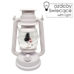 Chomik Святковий Ліхтар 14,5 x 11,7 x 24,5 / 35,5 См З Led-Вставкою Музичний Скринька - Білий - Сніжний Чоловік З Ялинкою, SOL9355 - Home Club