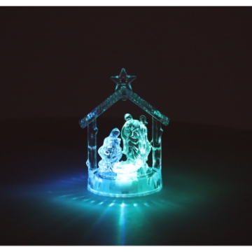 Chomik Рождественское Украшение - Пластиковый Светодиодный Рождественский Серапион 6 x 6 x 12 См, Различные Дизайны, SOL0405 - Home Club