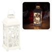 Chomik Святковий Ліхтар 12,5 x 12,5 x 34 См Led Металевий Білий - Сніжинки, SOL0894 - Home Club, зображення 2