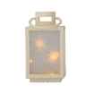 Chomik Святковий Ліхтарик 11 x 11 x 20,5 См З Led-Вставкою З 3D-Ефектом, Білий, LED2546 - Home Club, зображення 4