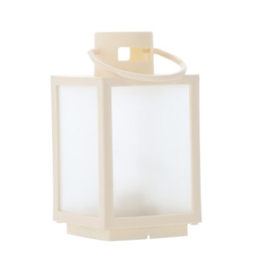Chomik Святковий Ліхтарик 11 x 11 x 20,5 См З Led-Вставкою З 3D-Ефектом, Білий, LED2546 - Home Club