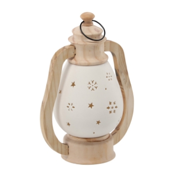 Chomik Фигурка Божонар. - Керамический Фонарь 17,3 X 11,2 X 23,5 См Led, GOT1322 - Home Club