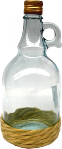 Chomik 1 Литр С Ручкой В Плетеном Изделии + Крышка, GAL1OPZ - Home Club