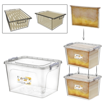 Hobby Life Прямоугольный Контейнер Multi Box 30L Для Рамок Пчел, HOB021106 - Home Club