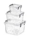 Hobby Life Набор из 3 квадратных контейнеров Multi Box (0,55+1,2+2,4 л), HOB021134 - Home Club