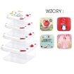Hobby Life Набор из 4 квадратных контейнеров с рисунком, HOB020979 - Home Club