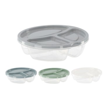 Hobby Life Круглый контейнер, разделенный на 3 части, объемом 0,6 л., HOB021384 - Home Club