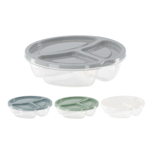 Hobby Life Круглий Контейнер, Розділений На 3 Частини, 0,6 Л, HOB021384 - Home Club