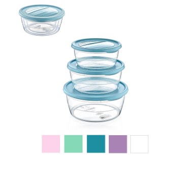 Hobby Life Кпл. 3 Круглі Контейнери Trend Box (0,7+1,1+1,75 л), HOB021020 - Home Club
