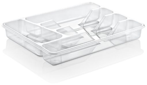 Hobby Life Вкладыш для ящика на столовые приборы, прозрачный, 27,5x34x4,5 см, HOB041190 - Home Club