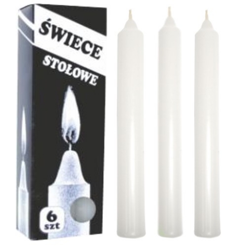 Chomik Столовая свеча A6, белая, 87607281, WEG0015 - Home Club