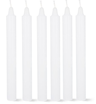 Chomik Столовая свеча A6, белая, 87607281, WEG0015 - Home Club