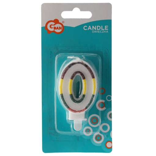 Chomik Свечка "0" Цифра 9086*, WEG1275 - Home Club