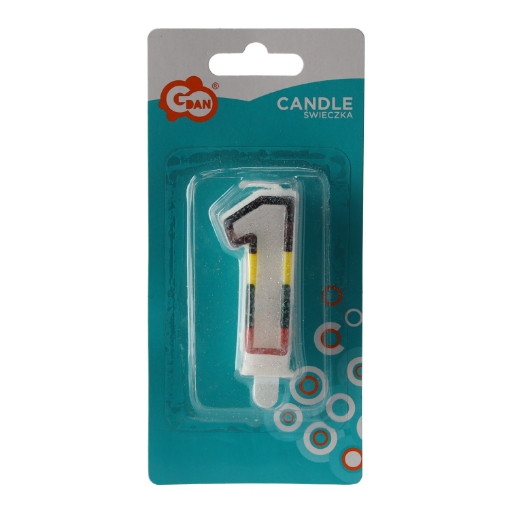 Chomik Свечка "1" Цифра 9975*, WEG1183 - Home Club