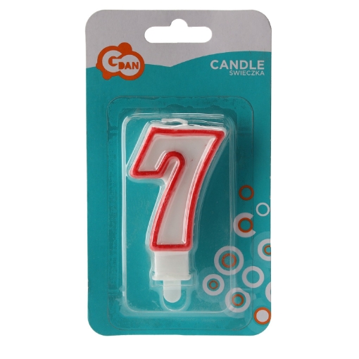 Chomik Свечка «7» Цифра 9055*, WEG1244 - Home Club