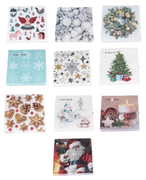 Chomik Праздничные салфетки «Рождество» 7703, AKU7703 - Home Club