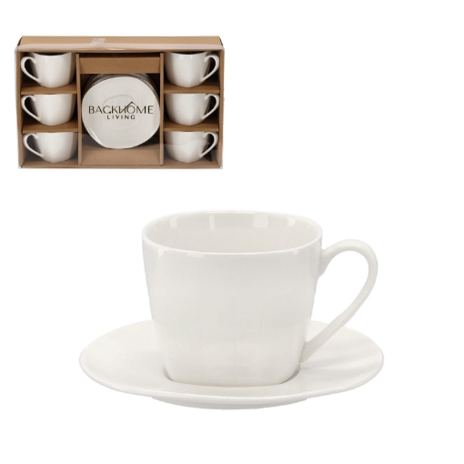 Chomik Набор из 6 чашек с блюдцами, объем 250 мл, RIS4160 - Home Club