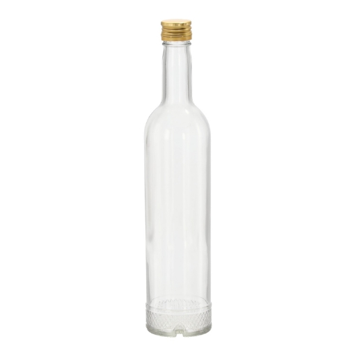 Chomik Кристальная бутылка объемом 500 мл с пробкой диаметром 28 мм, WYG500KR - Home Club