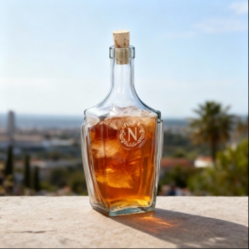 Chomik Бутылка 500 мл Bonaparte + пробка Fi 21 экологичная, WYG500BO - Home Club