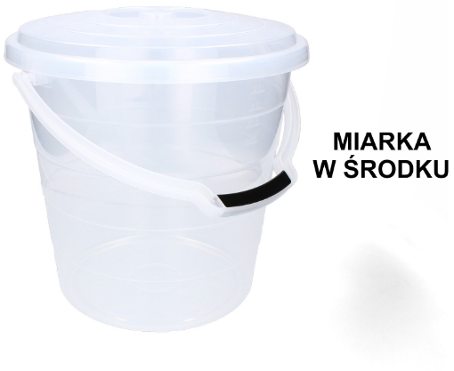 Hobby Life Прозоре Відро З Кришкою 15 Л, HOB081186 - Home Club
