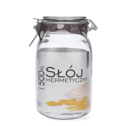 Chomik Банка 1,5 л квадратная с механической застежкой, IDE8445 - Home Club