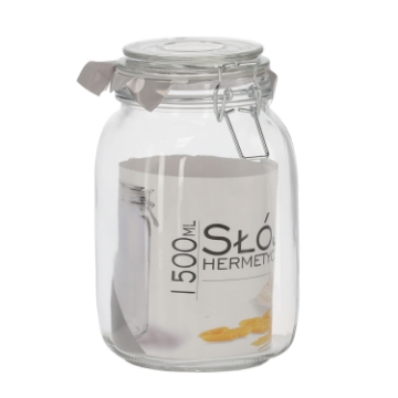 Chomik Банка 1,5 л квадратная с механической застежкой, IDE8445 - Home Club