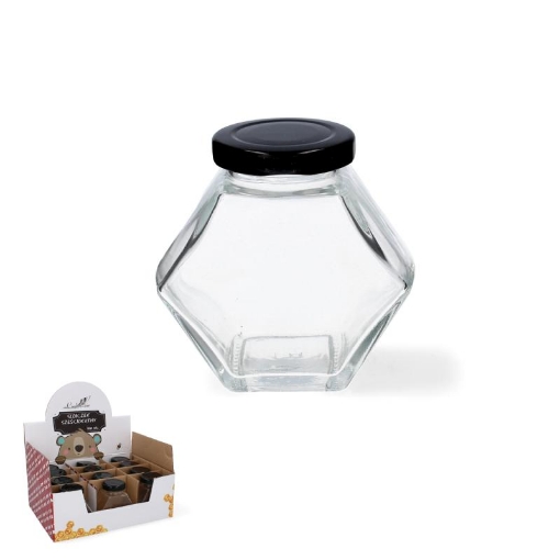 Chomik Шестикутний Банка З Кришкою 100 Мл, DAN5215 - Home Club