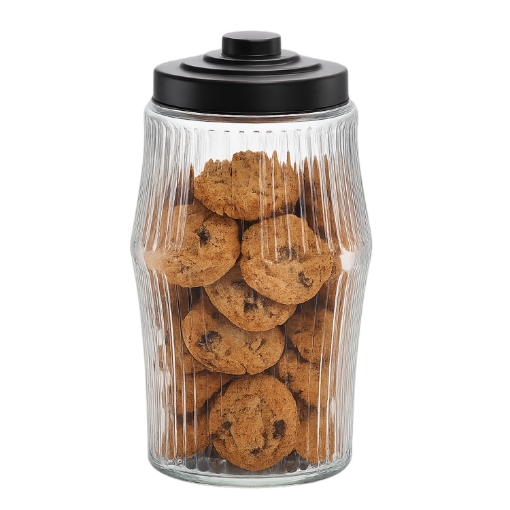 Chomik Склянка 3,8 Л Кругла З Металевою Кришкою, IDE0505 - Home Club