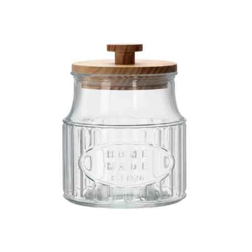 Chomik Банка 1,9 Л, Круглая, С Древесной Крышкой, IDE0680 - Home Club