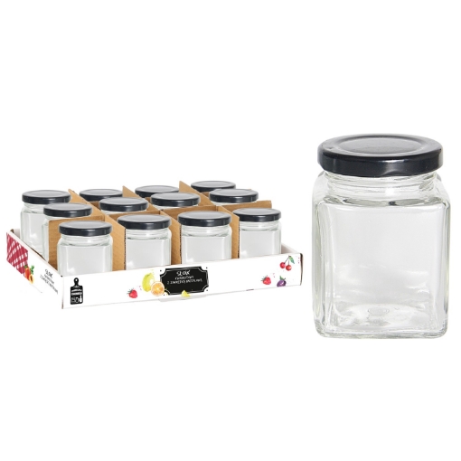 Chomik Банка 100 Мл Квадратна З Металевою Кришкою, ACE1793 - Home Club