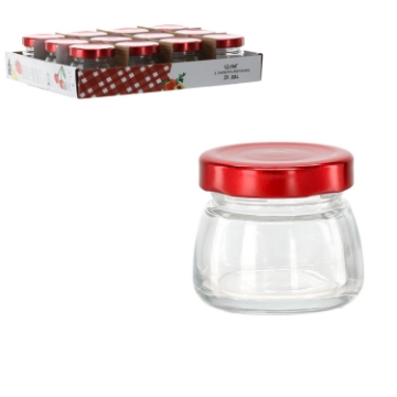 Chomik Банка 75 Мл С Красной Металлической Крышкой, BUS2400 - Home Club