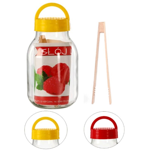 Chomik Банка 3 л + крышка + рецепт/щипцы, CHOM3000/A - Home Club