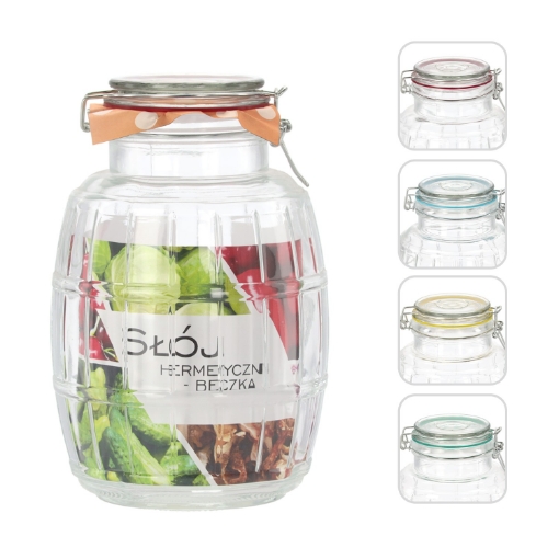 Chomik Герметичная Банка 3,9 Л - Бочка, SIP0908 - Home Club